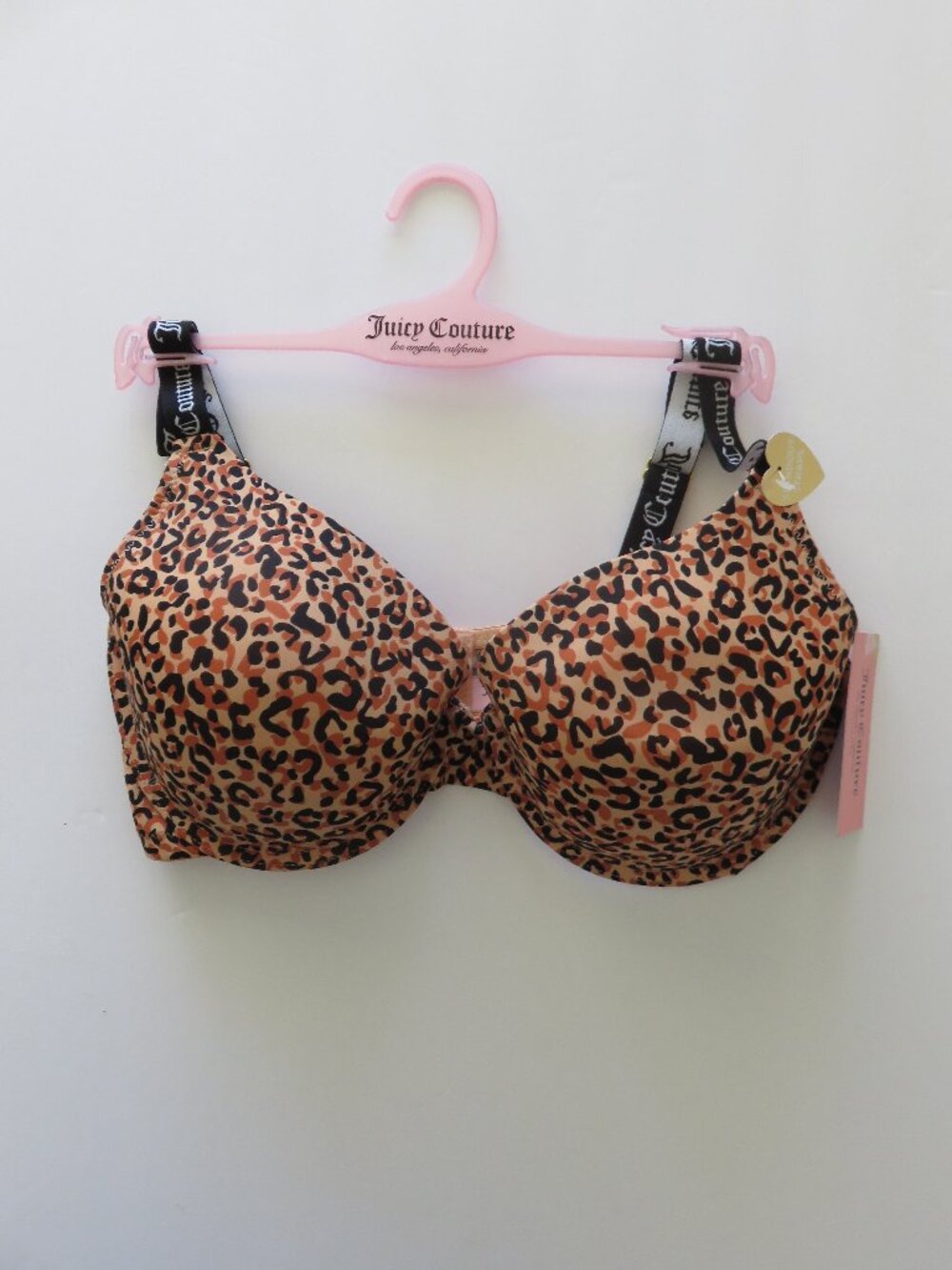 (#100) Juicy Couture Push-up Animal print Bra Size 36D